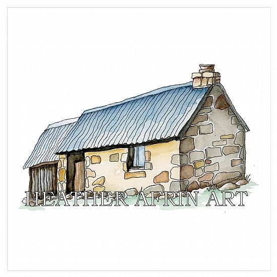 Framed Corrour Bothy