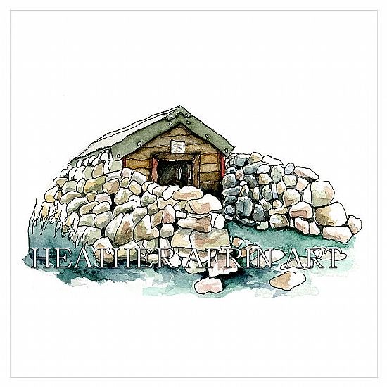 Framed Ford of Avon Bothy