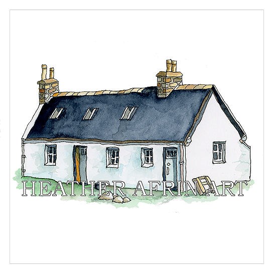 Framed Kearvaig Bothy