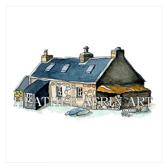 Framed Shenavall Bothy
