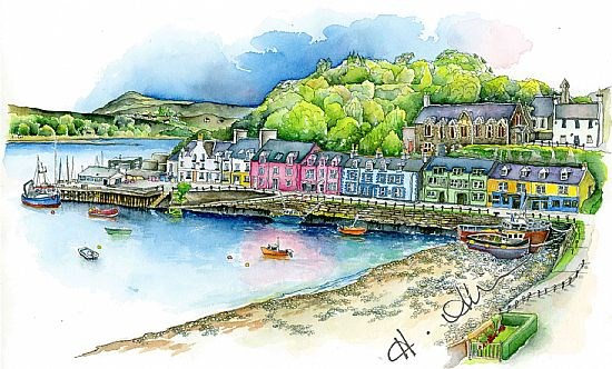 Portree Harbour print