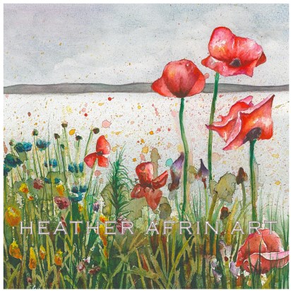 Poppies by the Sea