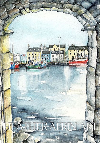 SOLD - Stornoway Through the Arch