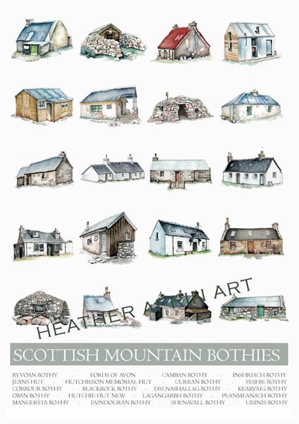 Scottish Bothies Poster