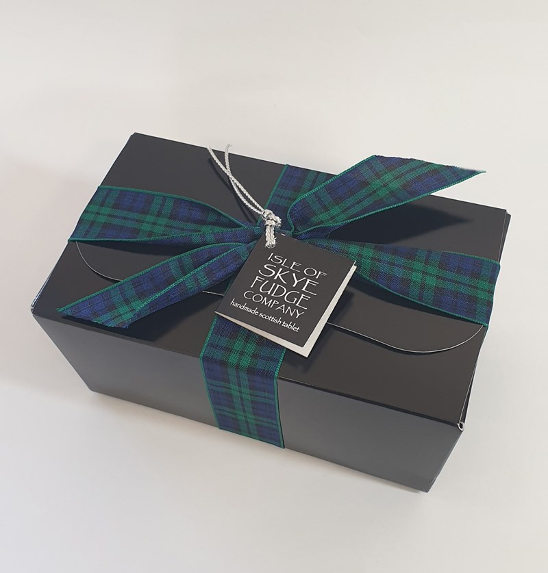 400g BLACK Gift Box/Tartan