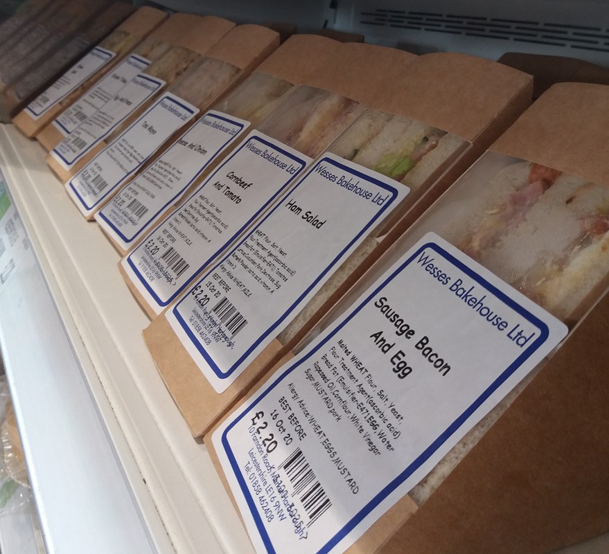 Sandwiches - Wesses Bakehouse