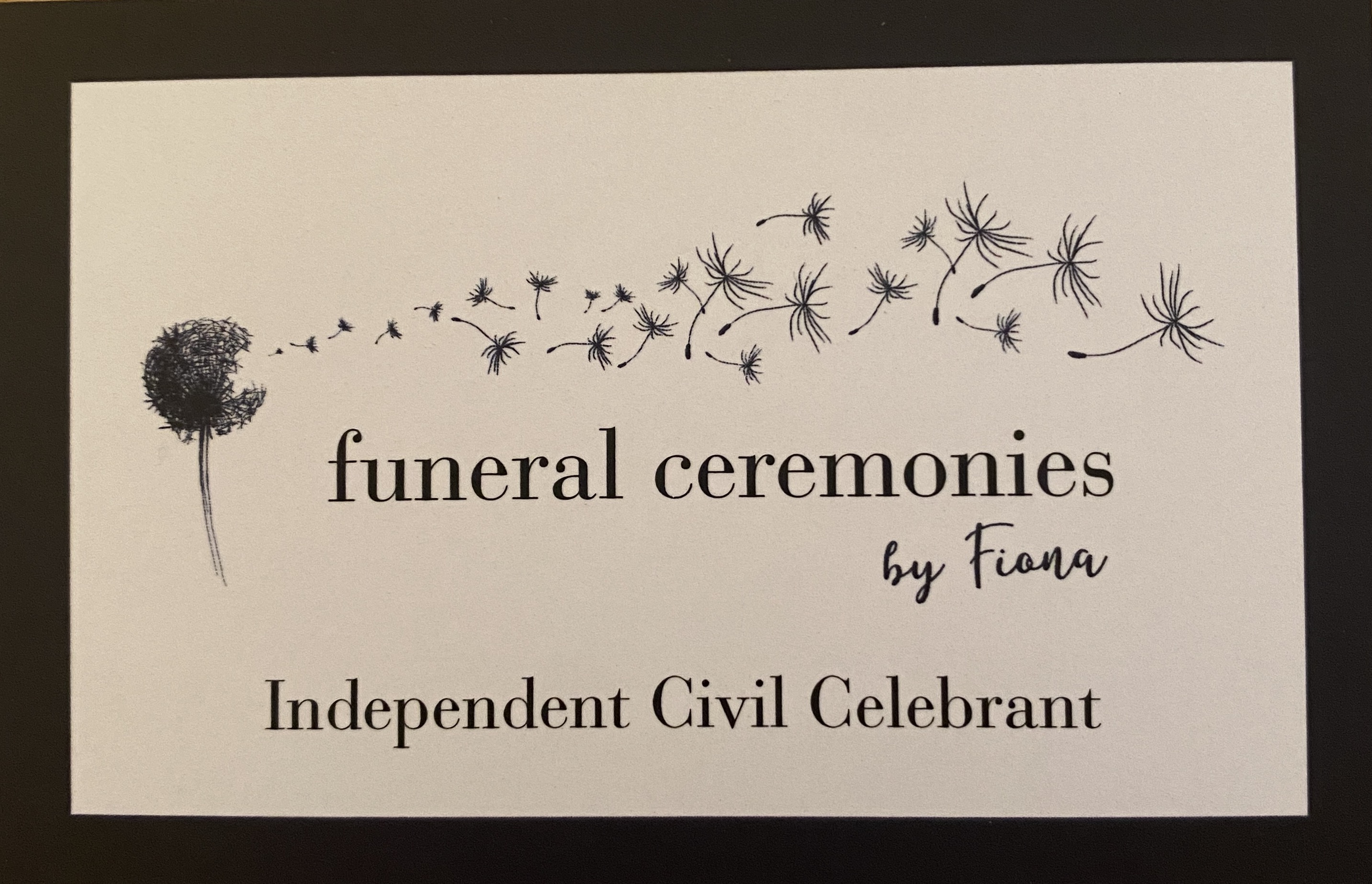 Funeral Ceremonies by Fiona