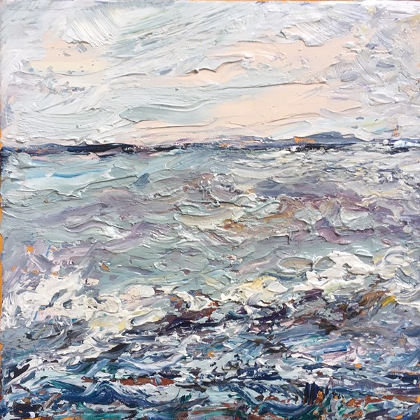 A Frothy Sea 43x43cm, Hatton House, Dunkeld