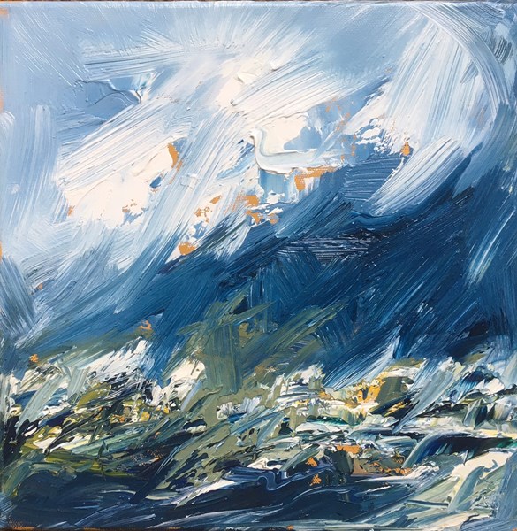 The Wind Picks Up 43x43cm, available