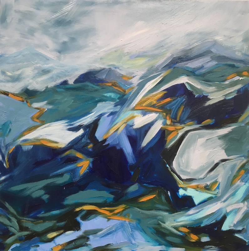 Silent Hills 87x87 cm, SOLD 