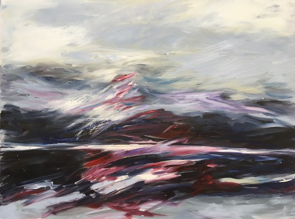 Mist and Mountain 127x97 cm , available