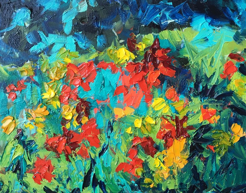 Floral Dance 40x35cm, Whitehouse Gallery Kircudbright from April 24