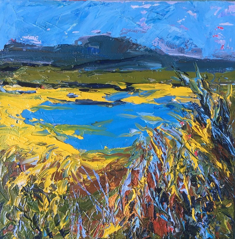 Lochan 20x20 cm oil on canvas £25 SOLD