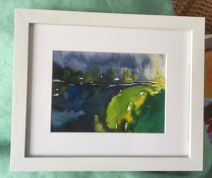 Beauly River 28x23cm,  £25 SOLD