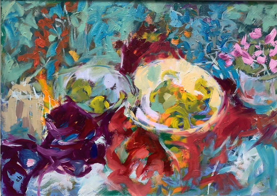 Windfalls in the Garden 75x55cm, please enquire