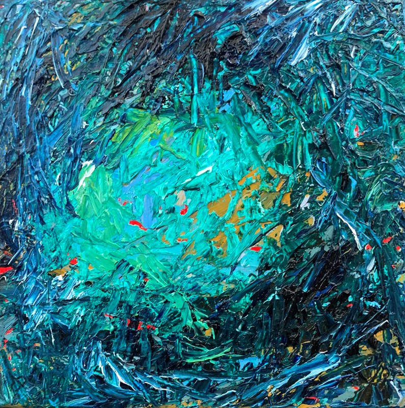 Blue Pool 21x21cm  £75 from studio