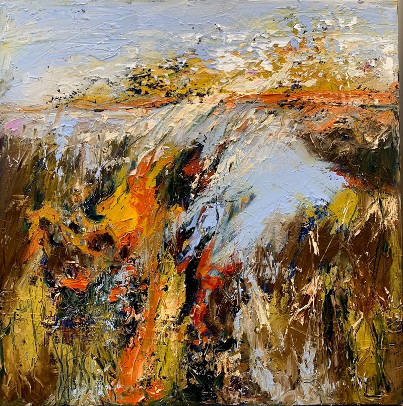 Morning of the World, 83x83cm, SOLD at Inverness Creative Academy