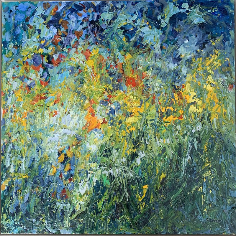 Jardin sous la Pluie 