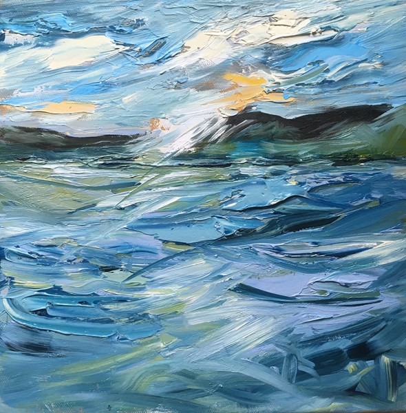 Flash of Dusk 43x43cm, available