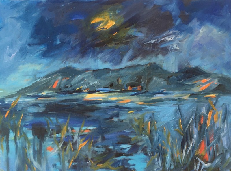 Island Night Light 95x75cm, Hatton House, Dunkeld