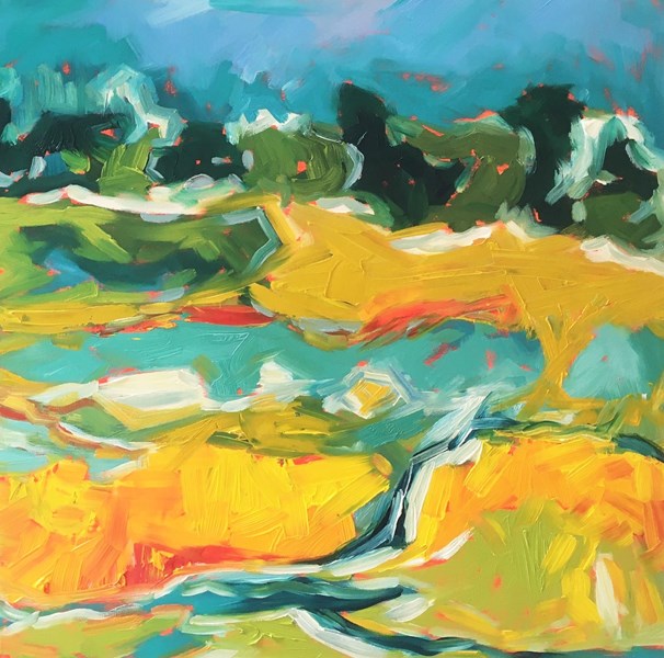 Shore Pastures, Talisker 65x65cm