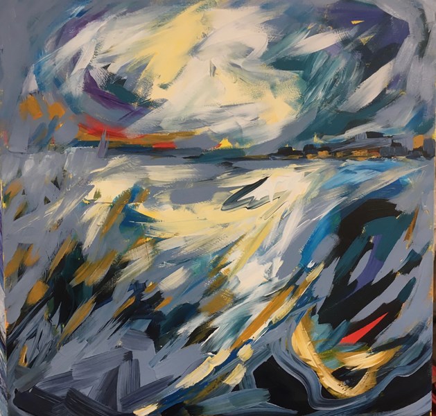 Summer Rain, Isle of Skye 65x65cm