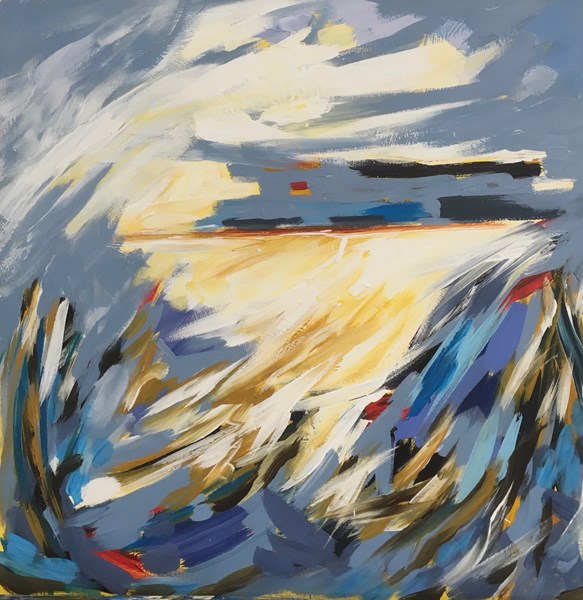 Rain Clearing, Isle of Skye 65x65cm