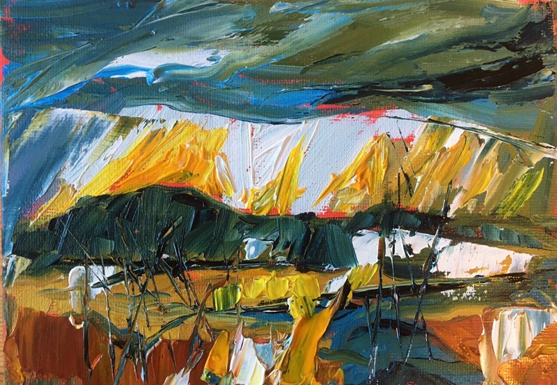 Above Beauly, January 28x22 cm 
