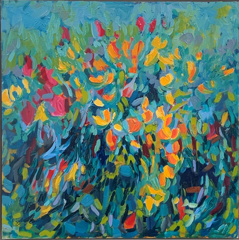 Tulip Dance 67x67cm SOLD