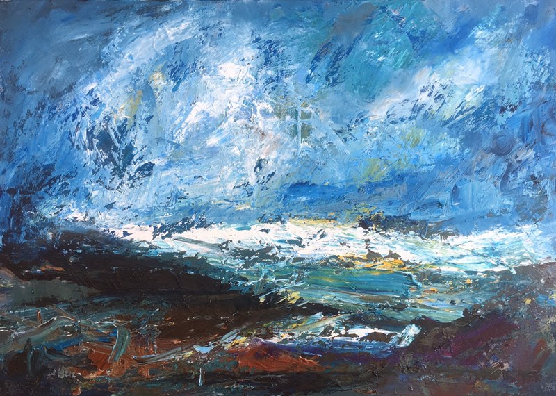 Land of Peat & Water 85x65cm, available 