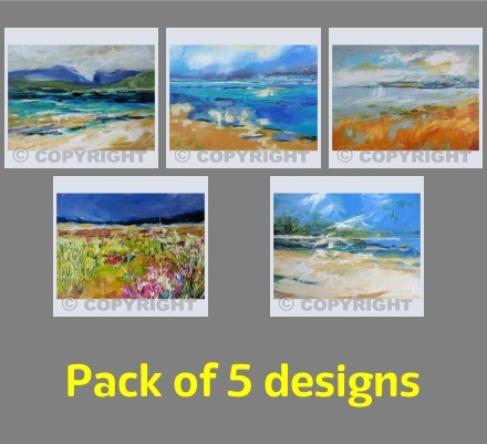 BEACH & SHORELINE Set of 5 cards