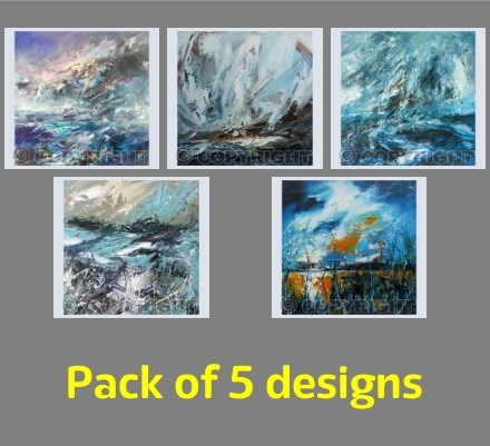 OUT IN THE ELEMENTS Set of 5 cards