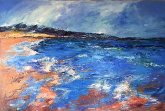 Into the Blue 160x100 cm, Coul House Hotel, Contin