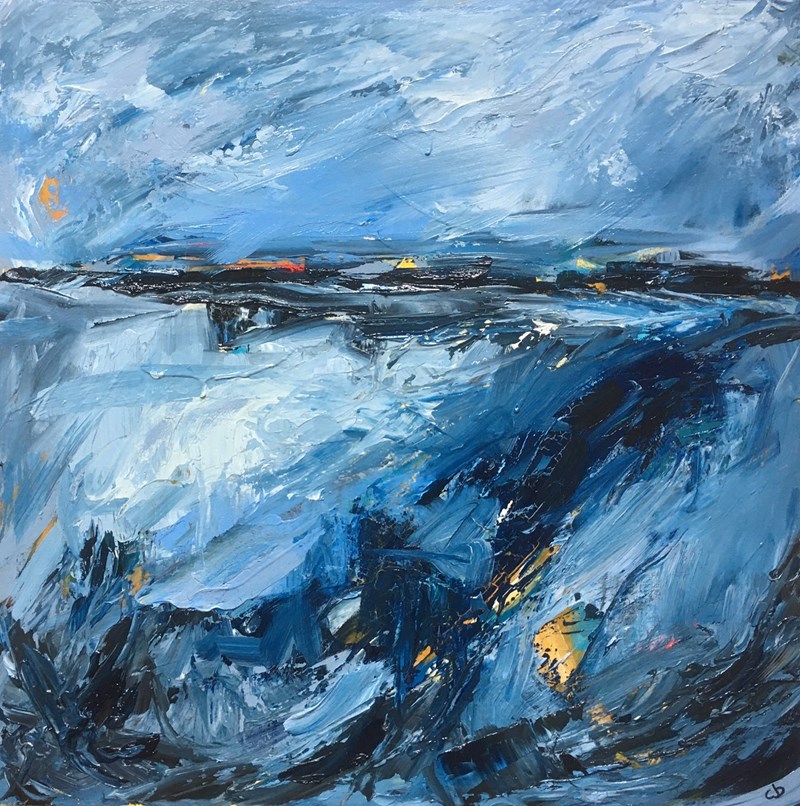 Myriad Blues 60x60 cm, see it at Carrbridge Kitchen, £650