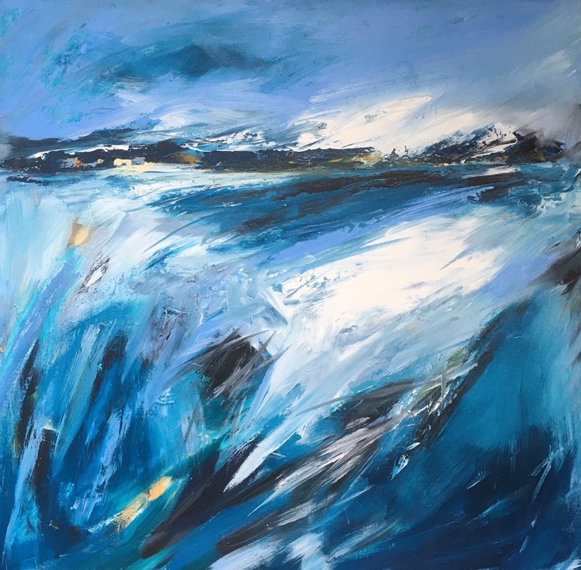 The Lure of Solitude 105x105cm, available