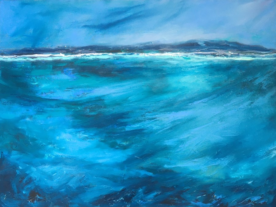 Perpetual Ocean 122x92 cm box canvas, available