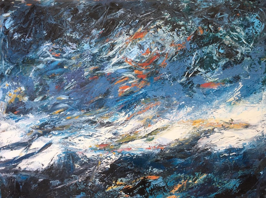 The Night is Long 123 x 91cm, available