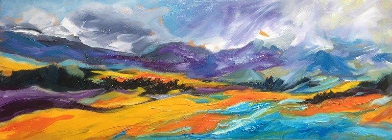 Blue Yonder 85x35 cm