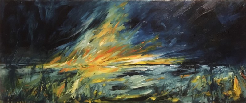 End of the Day 123x54cm, Strathpeffer Art Fair