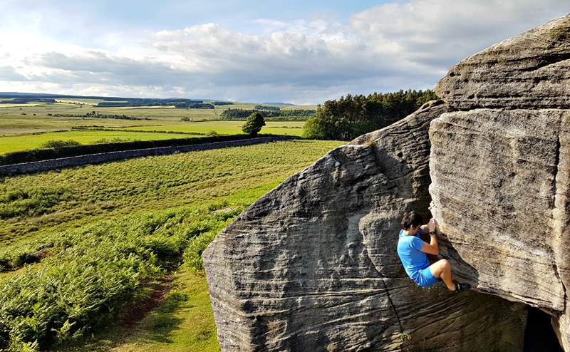 Bouldering courses and bouldering coaching in Northumberland