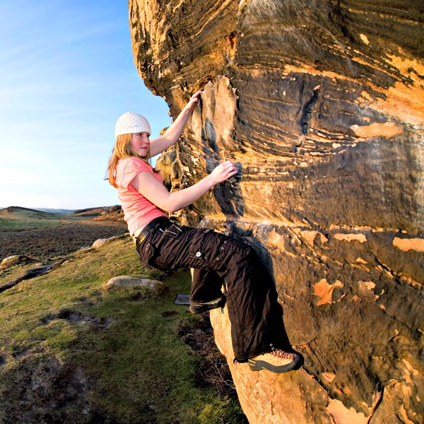 Outdoor bouldering essentials (3 hour session) in Northumberland