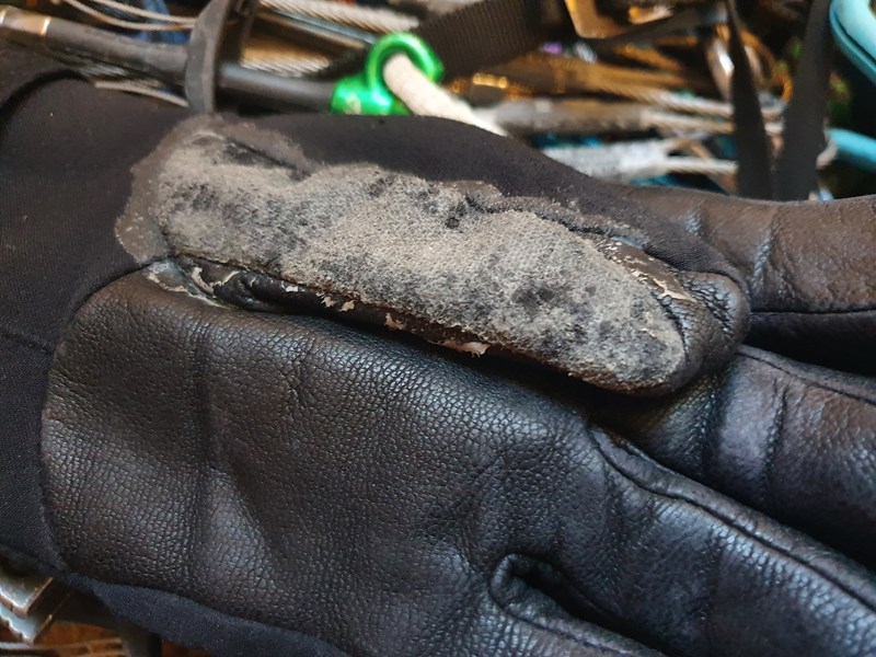Mountain Equipment Randonee Glove - thumb fabric damage