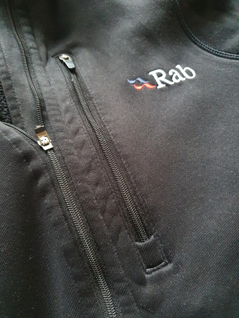 Rab PS Zip Top - chest pocket