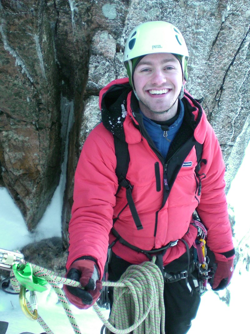 Using the Beal Booster III 9.7mm whilst winter climbing on Great End