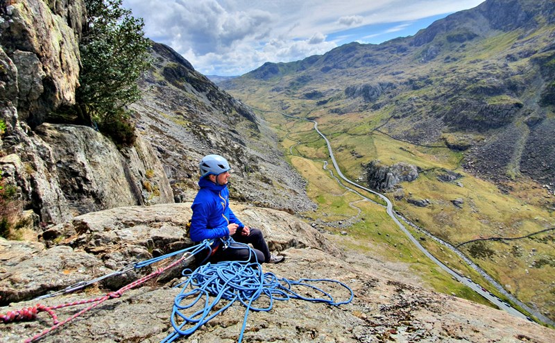Rock climbing courses in Northumberland and the Lake District
