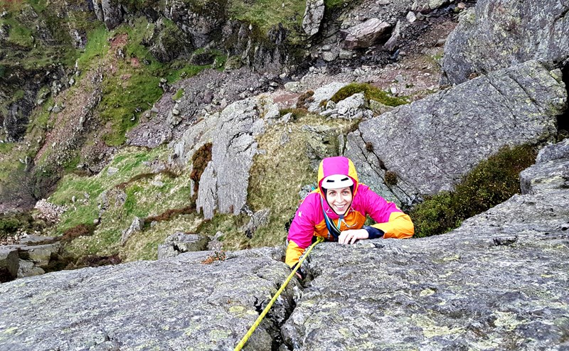 Multi-pitch climbing (1 day course) in the Lake District
