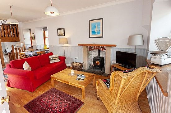 cosy around the woodburning stove