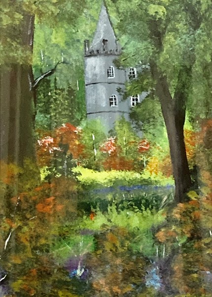 INVERARY CASTLE THROUGH THE TREES