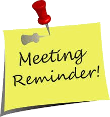 Meeting reminder