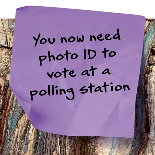 Photo ID needed to vote at Polling Stations